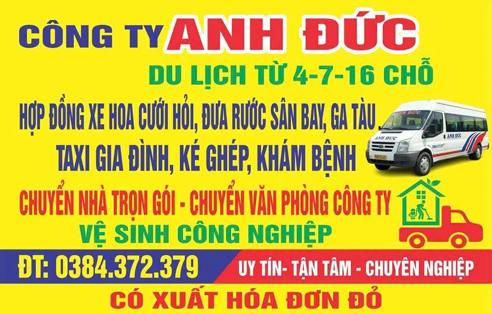 Thuê xe du lịch Anh Đức